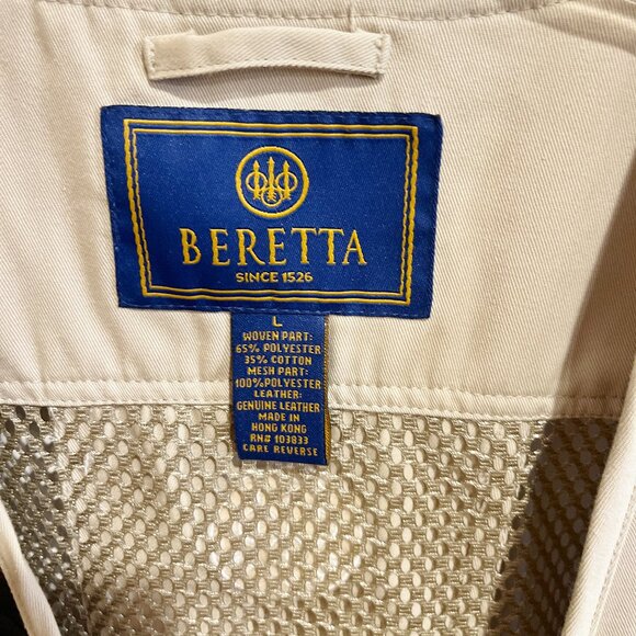 Beretta Men’s Mesh Hunting Shooting Vest Fishing Outdoors Size L - Picture 7 of 8